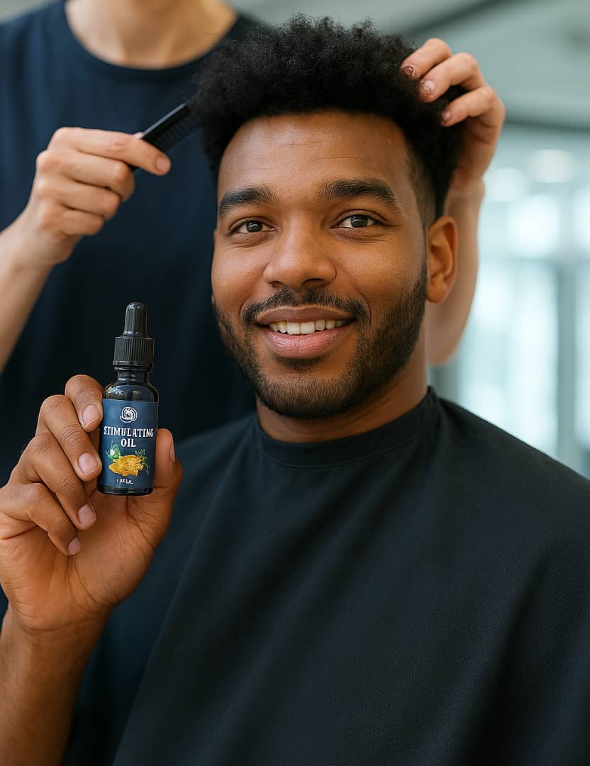Huile Stimulating Oil 100% Naturelle-Croissance Capillaire § Soin Cuir Chevelu
