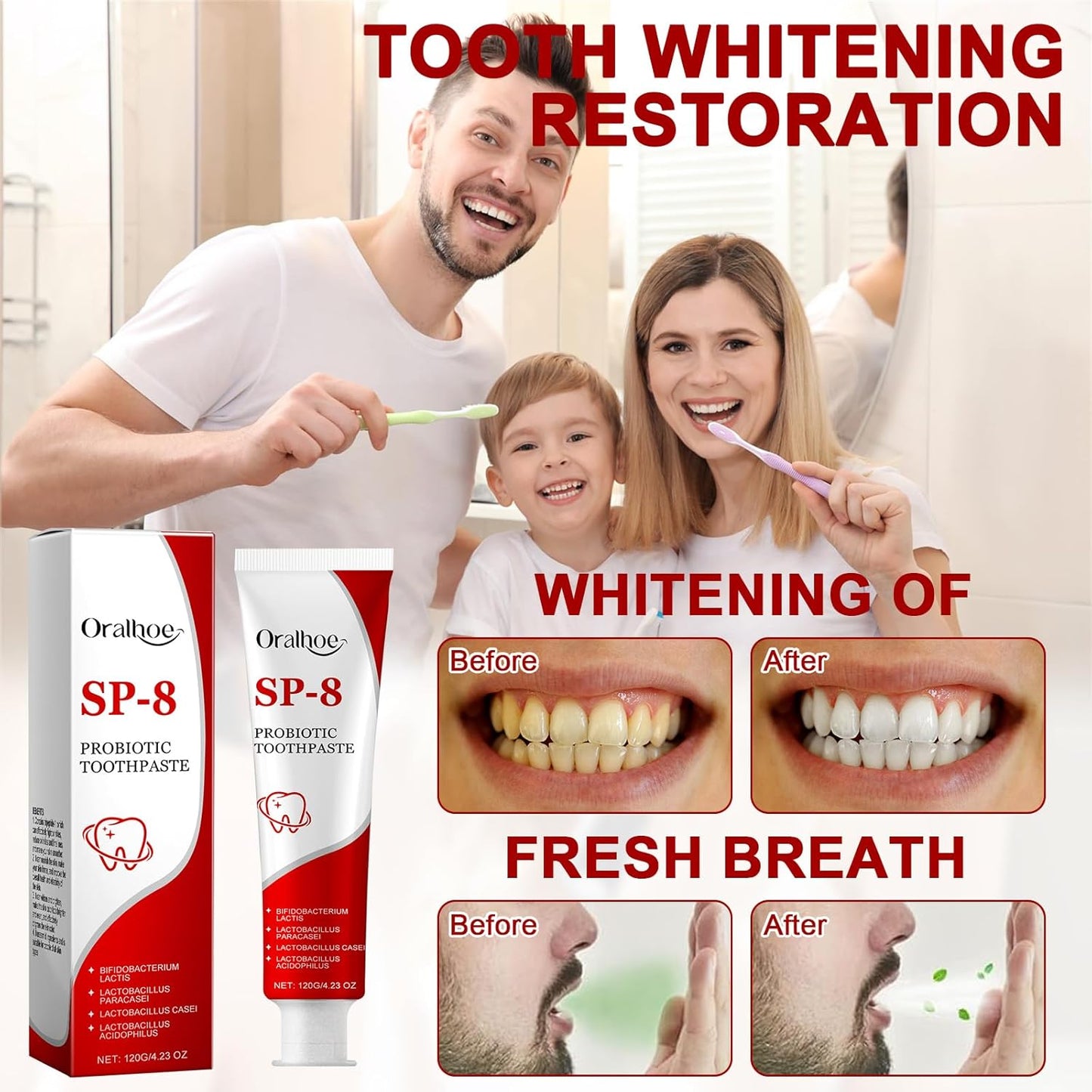 Probiotiques Dentifrice SP-8
