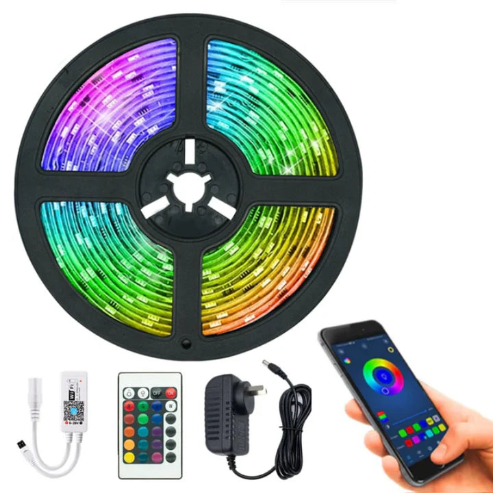 Bande lumineuse autocollantes avec télécommande 10 mètres